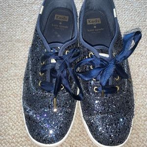 Blue Glitter Kess Kate Spade sneakers